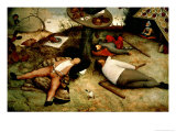 Land of Cockaigne, 1567 Giclee Print by Pieter Bruegel the Elder
