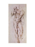 Sketch of David with his Sling, 1503-4 Lámina giclée por Michelangelo Buonarroti Sketch of David with his Sling, 1503-4 Lámina giclée por Michelangelo Buonarroti