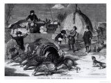 Thanksgiving Day: Ways and Means, from "Harper's Weekly," 27th November 1858 Giclee Print by Winslow Homer