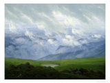 Drifting Clouds Giclee Print by Caspar David Friedrich