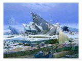 The Polar Sea, 1824 Giclée-Druck von Caspar David Friedrich