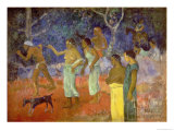 Scene from Tahitian Life, 1896 Giclee Print by Paul Gauguin