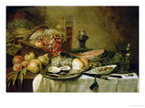 Natures mortes reproduction procédé giclée par Pieter Claesz