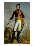 Portrait of Charles Jean Baptiste Bernadotte (1763-1844) after a Painting by Francois Joseph Kinson Reproduction procédé giclée par Joseph Nicolas Jouy
