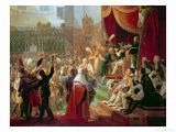 The First Distribution of Crosses of the Legion of Honour in the Church of the Invalides reproduction procédé giclée par Jean Baptiste Debret