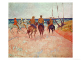 Horseman on the Beach (Hiva Hoa) 1902 Giclee Print by Paul Gauguin