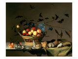 Natures mortes Reproduction procédé giclée par Balthasar van der Ast