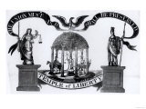 Temple of Liberty, 1834 Giclee Print