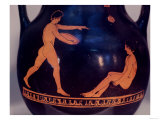 Athenian Red-Figure Pelike or Amphora Depicting a Games Scene, Greek, 450-400 BC (Pottery) Giclee Print