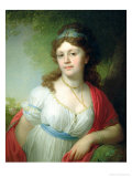 Portrait of E. Temkina, 1798 reproduction procédé giclée par Vladimir Lukich Borovikovsky