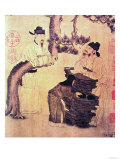 An Ancient Chinese Poet (Facsimile of Original Chinese Scroll) reproduction procédé giclée