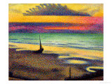 The Beach at Heist, 1891-92 Gicléedruk van Georges Lemmen
