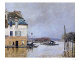 The Flood at Port-Marly, 1876 Giclee Print by Alfred Sisley