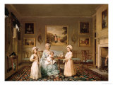 Mrs Congreve and her children in their London drawing room, 1782  Lámina giclée por Philip Reinagle