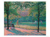 Game of Tennis Giclee Print by Spencer Frederick Gore