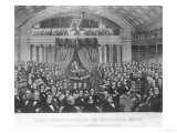 Daniel Webster (1782-1852) Addressing the United States Senate Giclee Print
