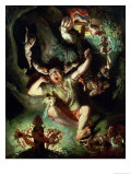 The Disenchantment of Bottom, from a Midsummer Night's Dream Act IV Scene I by William Shakespeare reproduction procédé giclée par Daniel Maclise