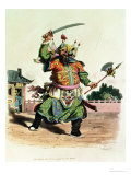 A Chinese Comedian, Illustration from "The Costume of China," 1805 reproduction procédé giclée par William Alexander