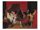Francis I (1494-1547) Receives the Last Breaths of Leonardo Da Vinci (1452-1519) 1818 Giclee Print by Jean-Auguste-Dominique Ingres