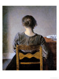 Descanso Lámina giclée por Vilhelm Hammershoi Descanso Lámina giclée por Vilhelm Hammershoi