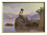 Fiske Giclee-trykk av François-Louis David Bocion
