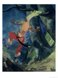 Absalom Reproduction procédé giclée par Albert Weisgerber