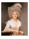 Portrait of Madame Jeanne-Louise-Henriette Campan (1752-1822) 1786 Giclee Print by Joseph Boze