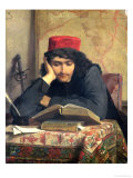 The Reader, 1856 reproduction procédé giclée par Ferdinand Heilbuth