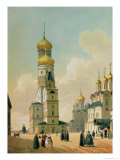 Ivan the Great Bell Tower in the Moscow Kremlin, Printed by Lemercier, Paris, 1840s Giclee Print by Felix Benoist