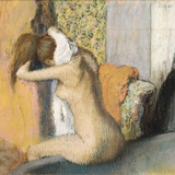 After the Bath, Woman Drying Her Neck, 1898 Giclée-Druck von Edgar Degas