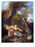 Narcissus, 1728 Giclee Print by Francois Lemoyne