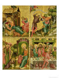 The Buxtehude Altar, Right Wing, 1400-10 reproduction procédé giclée par Master Bertram of Minden 