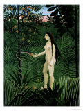 Eve, circa 1906-07 reproduction procédé giclée par Henri Rousseau