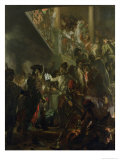Frederick II the Great (1712-86) in Lissa, Bonsoir, Messieurs! 1858 Giclee Print by Adolph von Menzel