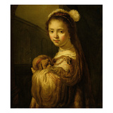 Picture of a Young Girl (Oil on Canvas) Giclee Print by Govaert Flinck