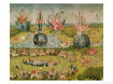 The Garden of Earthly Delights: Allegory of Luxury, Central Panel of Triptych, circa 1500 Giclee Print by Hieronymus Bosch