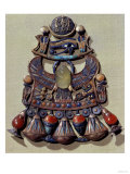 Pectoral with a Bird-Scarab, from the Tomb of Tutankhamun (circa 1370-52 BC) New Kingdom Giclee Print