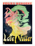 Folies Bergeres: Loie Fuller, France, 1897 reproduction procédé giclée par Jules Chéret