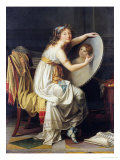 Portrait of Rose Adelaide Ducreux (1761-1802)  Lámina giclée por Jacques-Louis David