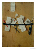 Trompe L'Oeil Still Life Giclee Print by Jean-Francois de La Motte