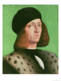 Man in Black Cap Giclee Print by Andrea Previtali