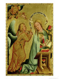 The Annunciation from the High Altar of St. Peter's in Hamburg, the Grabower Altar, 1383 Giclee Print by Master Bertram of Minden 