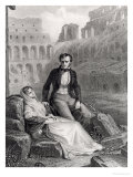 Francois Rene (1768-1848) Vicomte De Chateaubriand and Pauline De Beaumont Giclee Print by Felix Philippoteaux