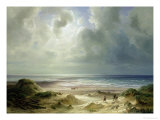 Dune by Hegoland, Tranquil Sea Giclee Print by Carl Morgenstern Dune by Hegoland, Tranquil Sea Giclee Print by Carl Morgenstern