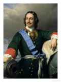 Peter I the Great (1672-1725) 1838 Giclee Print by Hippolyte Delaroche