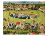 The Garden of Earthly Delights: Allegory of Luxury, Central Panel of Triptych, circa 1500 Giclee Print by Hieronymus Bosch