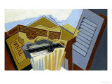 Still Life with a White Cloud Giclee Print by Juan Gris