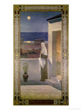 St. Genevieve Watches Over the Sleeping City of Paris, 1898 Lámina giclée por Pierre Puvis de Chavannes St. Genevieve Watches Over the Sleeping City of Paris, 1898 Lámina giclée por Pierre Puvis de Chavannes