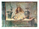 Still Life with Eggs and Thrushes, from the Villa Di Giulia Felice, Pompeii Giclee Print