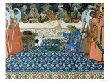 Illustration for Alexander Pushkin's "Fairytale of the Tsar Saltan," 1905 reproduction procédé giclée par Ivan Bilibin